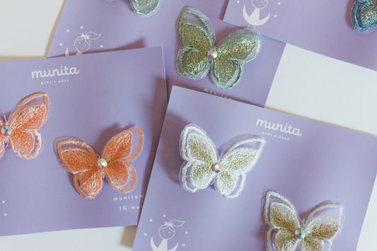Hairclips Mariposas
