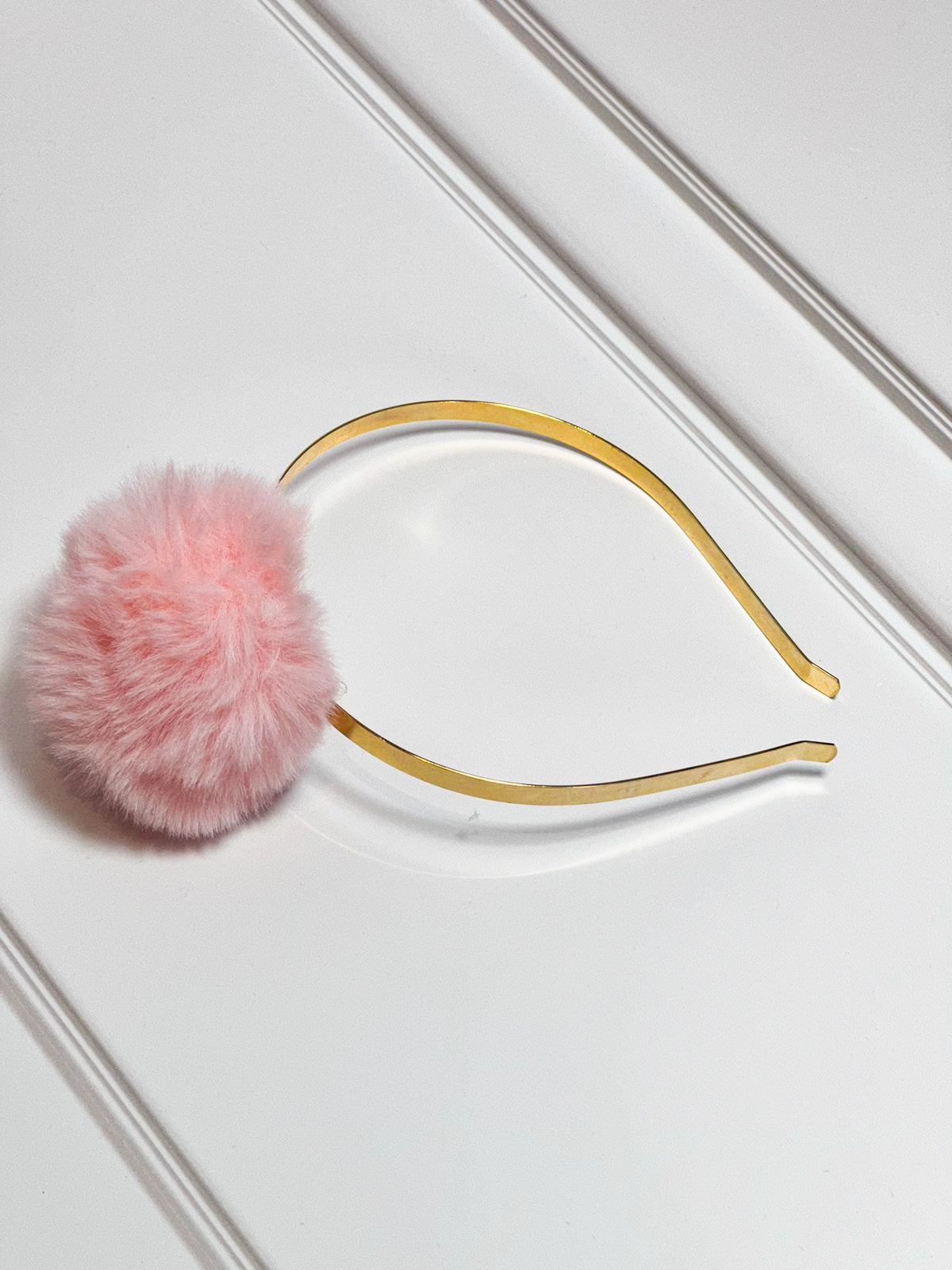 Diadema pompon grande