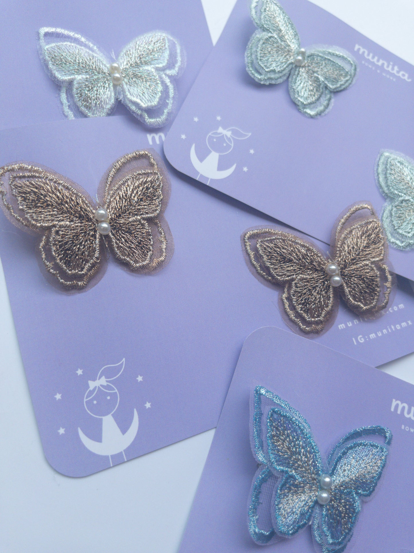 Hairclips Mariposas