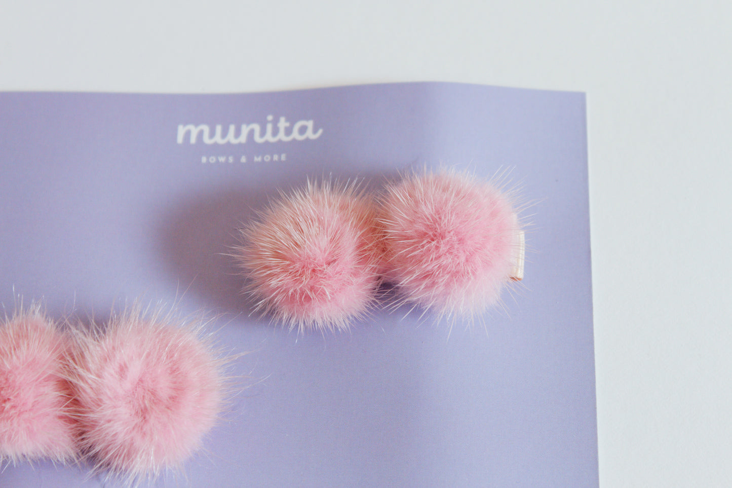 Hairclips Pompom