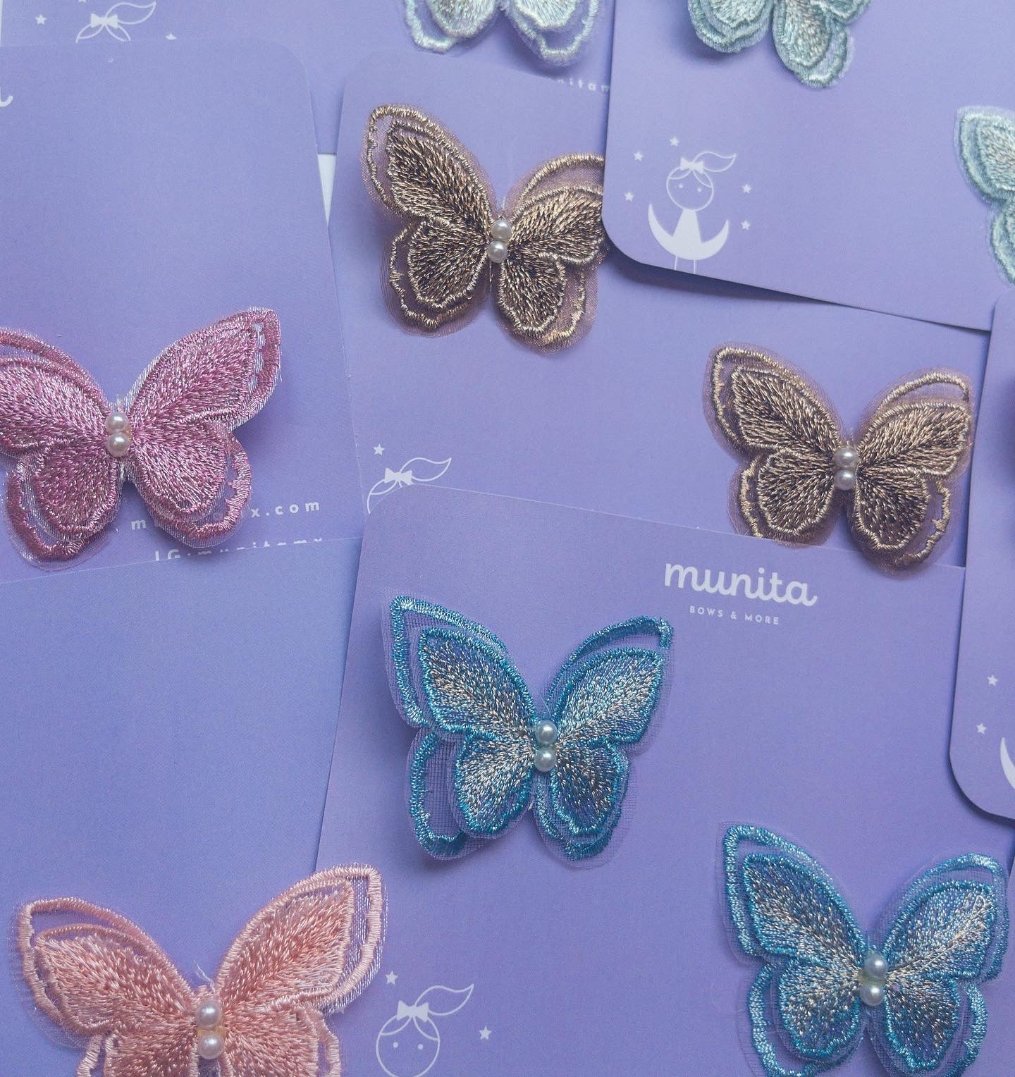 Hairclips Mariposas